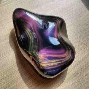 Polished Rainbow Obsidian