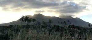 Mt Liamuiga on the Island state of St Kitts and Nevis. It is one of the main volcanoes studied by Luca Caricchi and his team. © Oliver Higgins