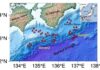 New geophysical technique enhances imaging of fluid-filled rocks finding connections with microearthquakes The map of Nankai Trough in southeast Japan, where one of the team’s ongoing project is to image the fluids underneath seafloor. (Credit: Dr Lina GAO)