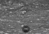 Ancient rocks improve understanding of tectonic activity between earthquakes Shears — or breaks caused by strain — in rock outcrops like the one pictured here could shed new light on tectonics that occur between major earthquakes in the subduction zone, according to new research. A camera lens shows the scale of the features of the rock. Credit: Provided by Donald Fisher . All Rights Reserved.