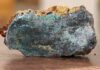 Artificial geysers can compensate for our mineral shortages Take a close look at these seabed minerals! Green copper minerals are seen here precipitated in a sectioned sulphide sample, retrieved from a scientific cruise conducted by the Norwegian Offshore Directorate across the Mohns Ridge in 2020. Credit: Øystein Leiknes Nag/Norwegian Offshore Directorate