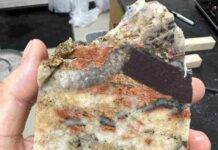 Was ‘Snowball Earth’ a global event? Study delivers best proof yet Reddish-brown bands of Tava sandstone cut through other rocks. (Credit: Liam Courtney-Davies)