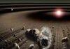Meteorite discovery challenges long-held theories on Earth’s missing elements Planetesimal collisions during planet formation in the early solar system Image courtesy: ASU/Kouji Kanba