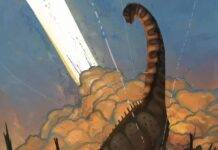 Dinosaurs were thriving when the asteroid struck Artist illustration of an alamosaurus. (Credit: Natalia Jagielska)