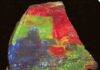 How ammolite gemstones get their vivid colors Ammolite shows (almost) the complete color spectrum. Credit: Gems & Gemology (2001). DOI: 10.5741/gems.37.1.4