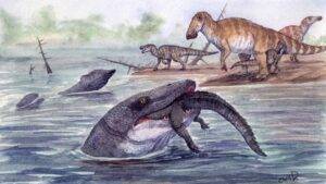 The Hell Creek Mosasaur. Credit: Christopher DiPiazza