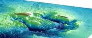 We know very little about the processes that lead to a re-eruption of supervolcanoes, such as the mostly underwater Kikai caldera in Japan, and are therefore ill-equipped to make predictions. Credit: Seama Nobukazu
