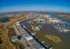 Major river deltas are sinking faster than sea-level rise The mouth of the Mississippi River in south Louisiana. The delta of the Mississippi is sinking faster than local sea-level rise rates. Photo courtesy of Adobe Stock.